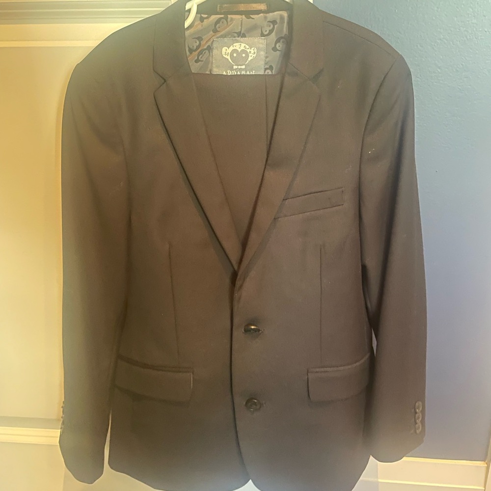 Appaman little boys black suit with shirt
